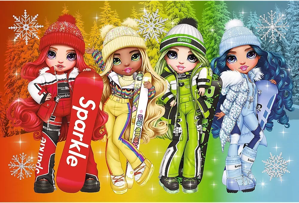 Puzzle 60. Radosne lalki. Rainbow high - tantis.pl