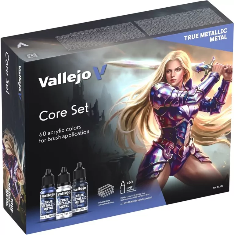 Vallejo: 77.273 - True Metallic Metal - Core Set - tantis.pl