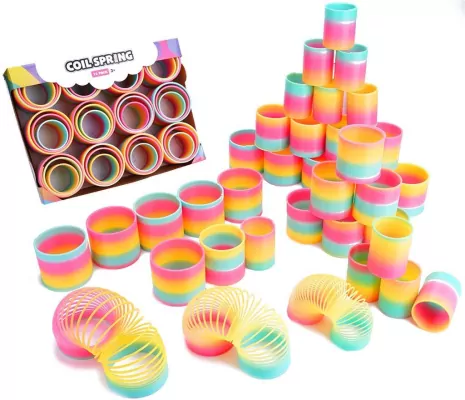 Sprężyny tęczowe, 3 sztuki