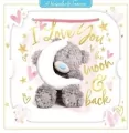 Kartka okolicznościowa I love you to the moon&back - tantis.pl