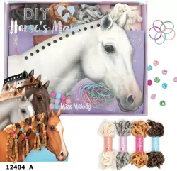 Zestaw do ozdabiania grzywy włóczką