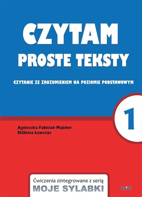 Czytam proste teksty. Moje sylabki. Część 1 - tantis.pl