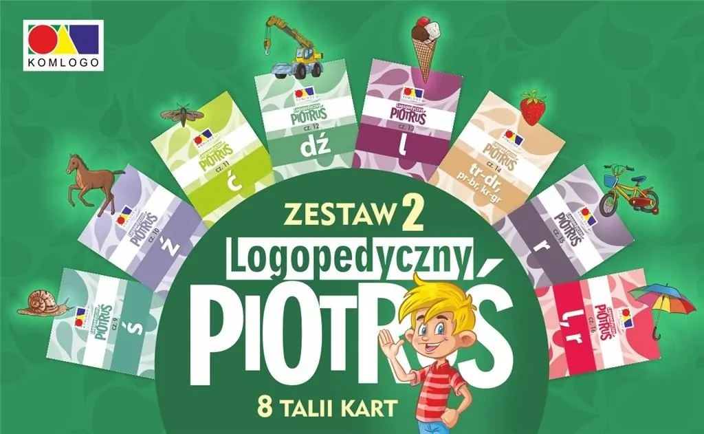 Logopedyczny Piotruś. Zestaw 2 - tantis.pl