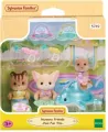 Sylvanian Families Przedszkole Zabawa w basenie Baby Trio 5749 p6 - tantis.pl
