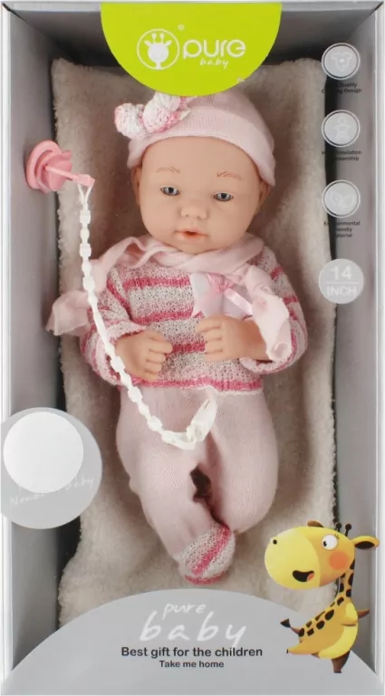 Lalka, bobas 25cm z akcesoriami - tantis.pl