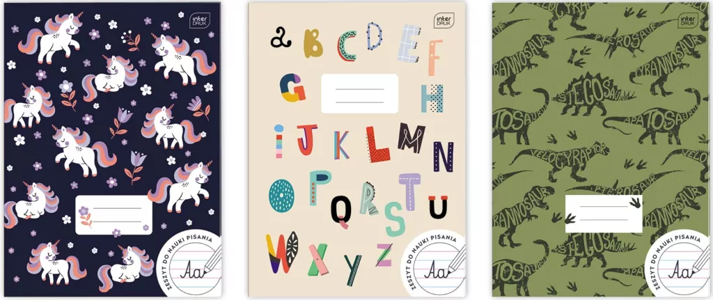 Zeszyt A4/32k w kolorową linię. 1 sztuka - tantis.pl