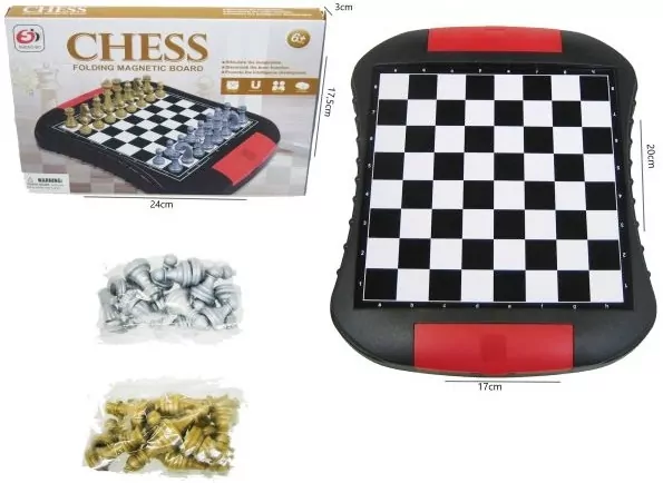 Szachy magnetyczne 20x17 cm - tantis.pl