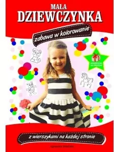 Mała dziewczynka zabawa w kolorowanie - tantis.pl