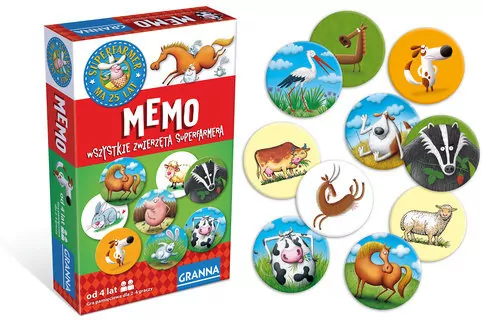 Memo. Wszystkie zwierzęta Superfarmera - tantis.pl