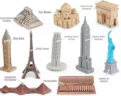 Zestaw sławnych budowli