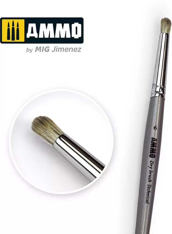 Ammo: Technical Brush - Drybrush 6 - tantis.pl