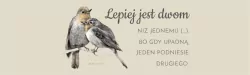 Zakładka. Lepiej jest dwom