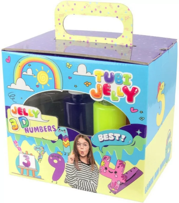 Tubi Jelly 6 kol. z akwarium. Cyferki - tantis.pl