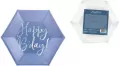 Talerzyki Happy B'day! granatowy 20cm - tantis.pl