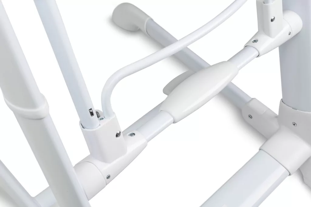 Caretero Krzesełko + huśtawka Indigo jasnoszare - tantis.pl