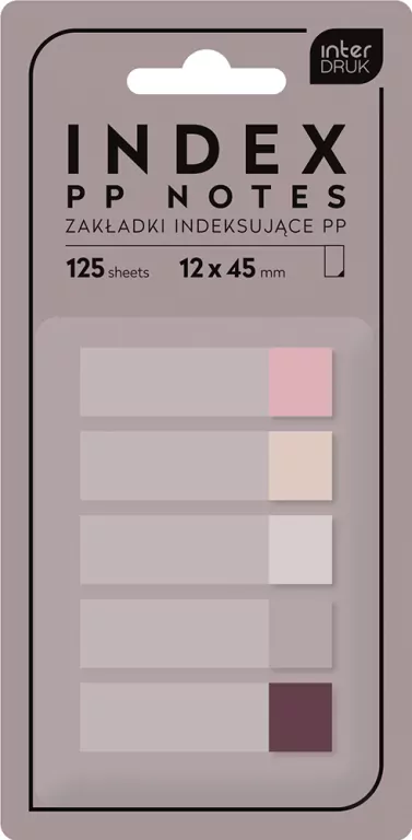 Zakładki indeksujące PP Nude, mix - tantis.pl
