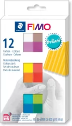 Fimo Soft 12x25g kolory Brilliant