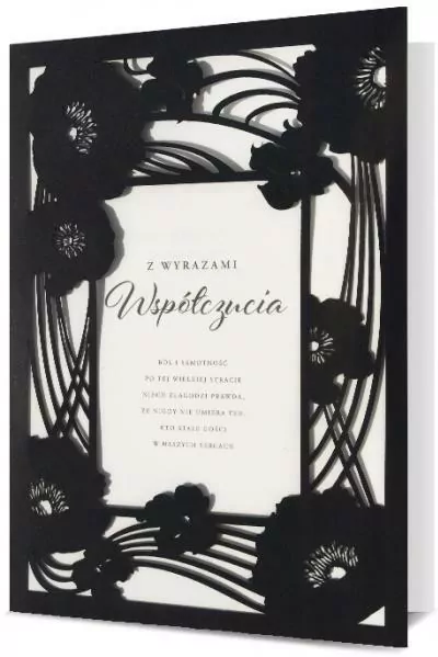 Karnet B6: Kondolencje - tantis.pl