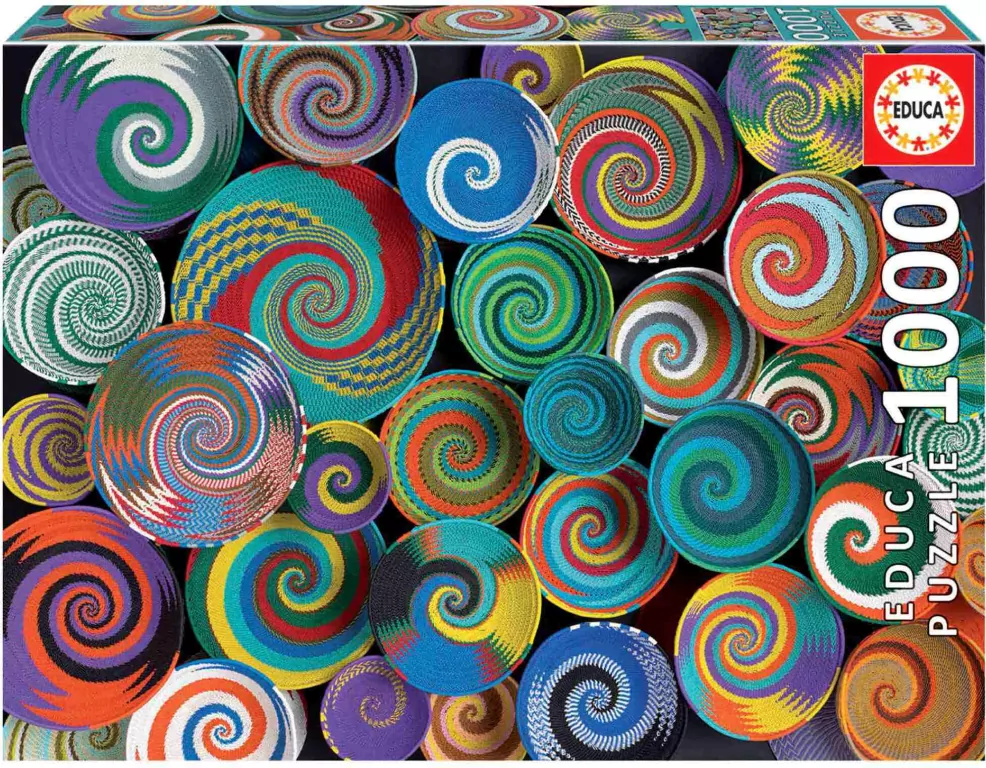 Puzzle 1000 elementów Afrykańskie kosze - tantis.pl