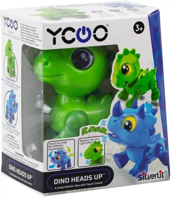 Robot Dino Heads Up zielony - tantis.pl