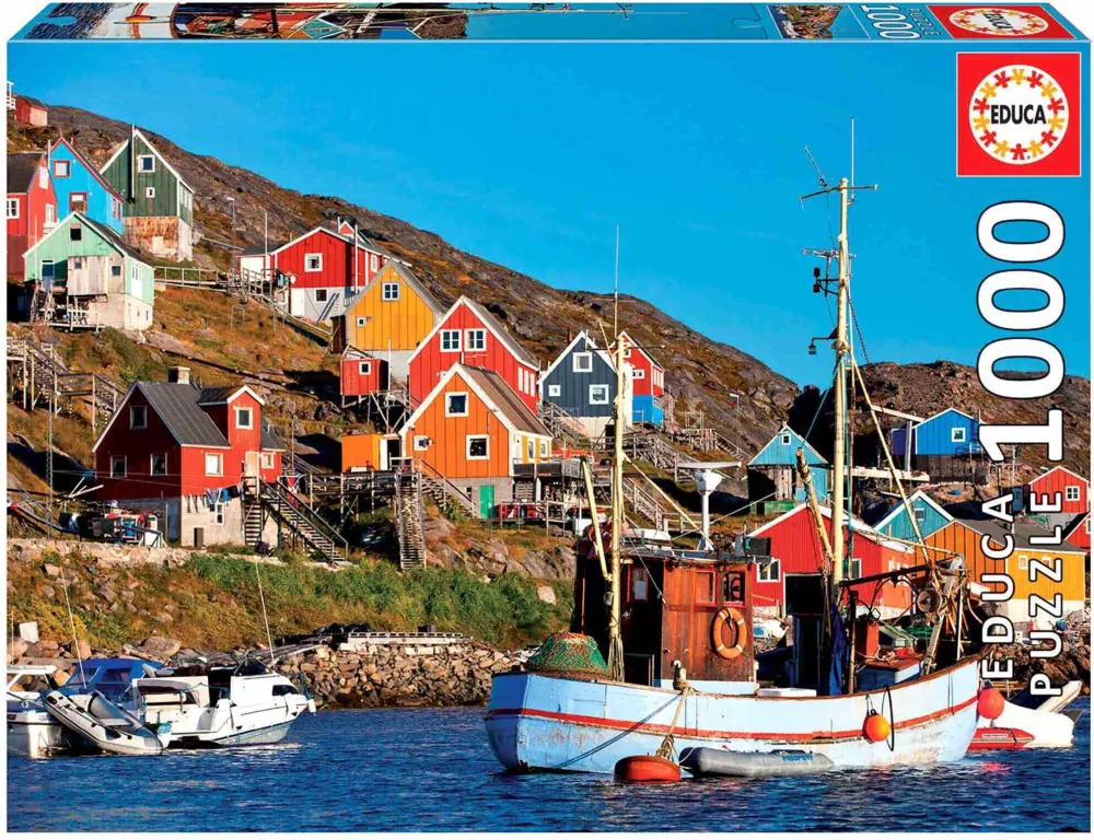 Puzzle 1000 Skandynawskie domy G3 - tantis.pl