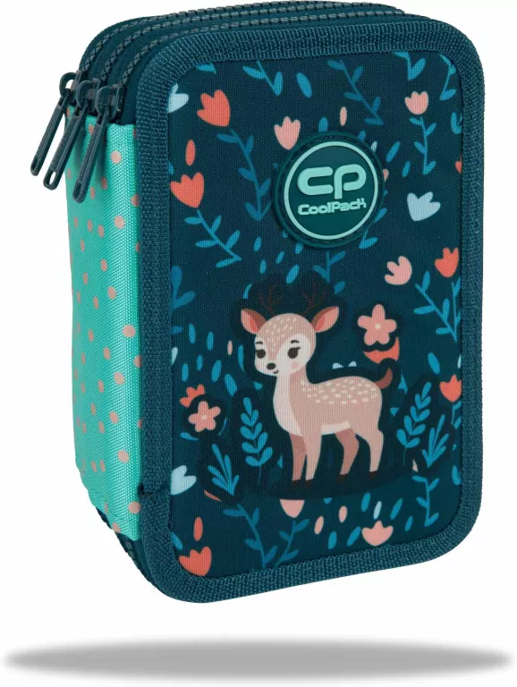 Piórnik potrójny z wyposażeniem Coolpack Jumper 3 Deer - tantis.pl