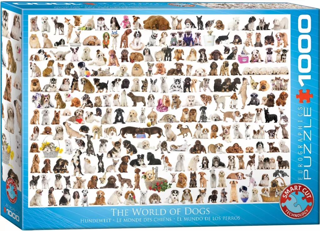 Puzzle 1000 Świat psów 6000-0581 - tantis.pl