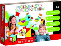 Montessori układanka edukacyjna Papuga