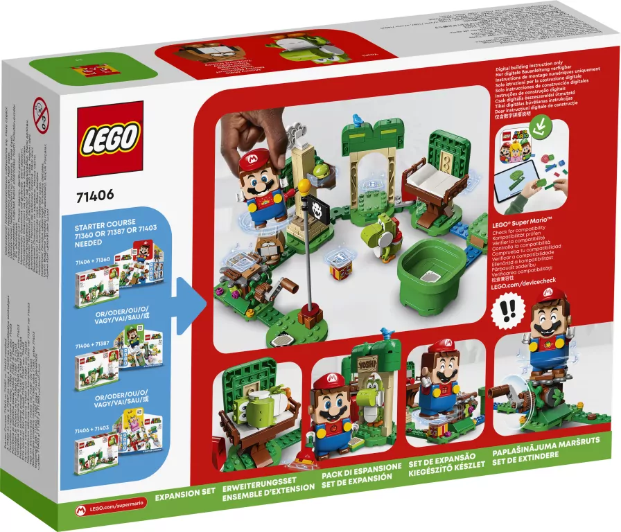 LEGO® Super Mario. Dom prezentów Yoshiego — zestaw rozszerzający. 71406 - tantis.pl