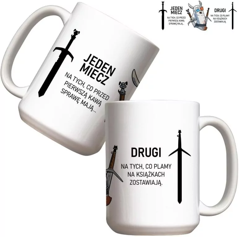 Kubek. Wiedźlam dwa miecze 440ml - tantis.pl