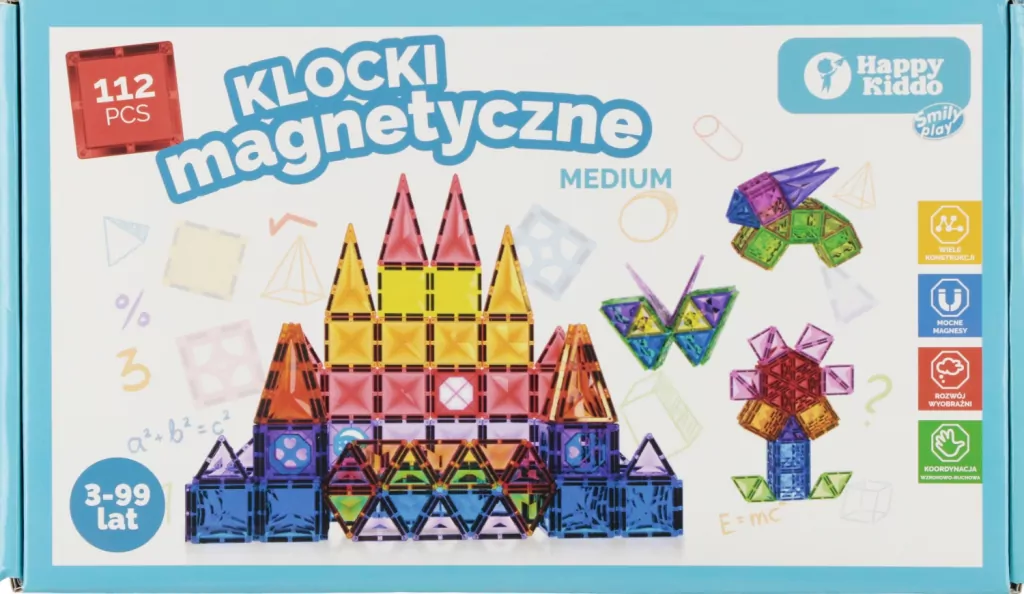 Klocki magnetyczne 112el - tantis.pl