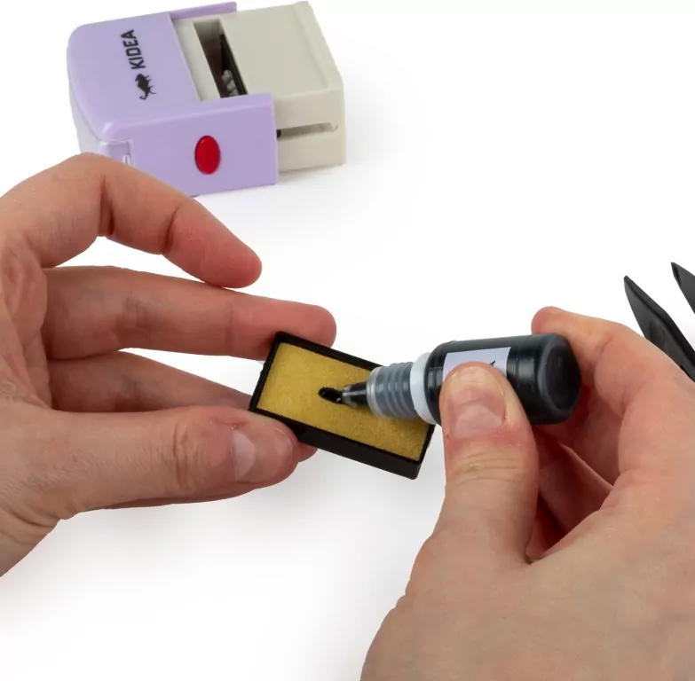 Stempel do tkanin z literkami KIDEA - tantis.pl