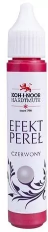 Pisak z efektem perłowym czerwony, 30ml - tantis.pl