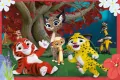 Clementoni. Puzzle 60. Maxi Super Kolor Leo i Tig - tantis.pl