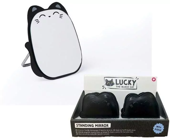 Lusterko kompaktowe Lucky the Black Cat - tantis.pl