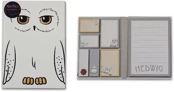 Harry Potter Sicky Notes A6 Hedwiga - tantis.pl