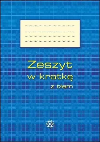 Zeszyt w kratkę z tłem - tantis.pl