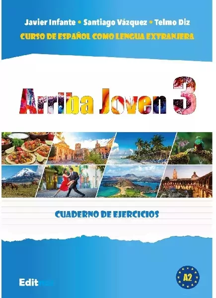Arriba Joven 3. Ćwiczenia do nauki hiszpańskiego A2.2 - tantis.pl