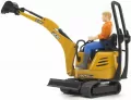 Mikrokoparka JCB 8010 CTS z figurką budowlańca - tantis.pl