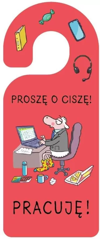 Zawieszka na klamkę. Praca - tantis.pl