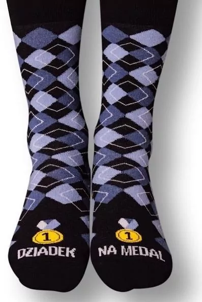 Skarpety długie Dziadek na medal 41-46 - tantis.pl