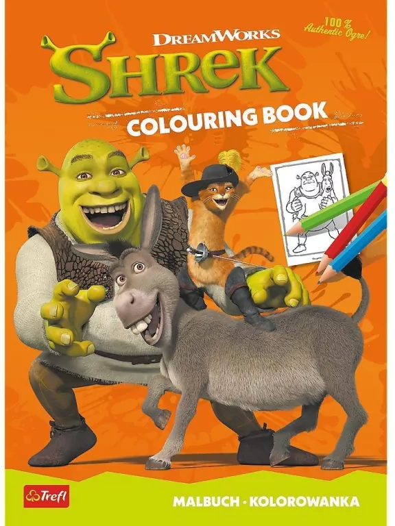 Shrek. Kolorowanka TREFL - tantis.pl