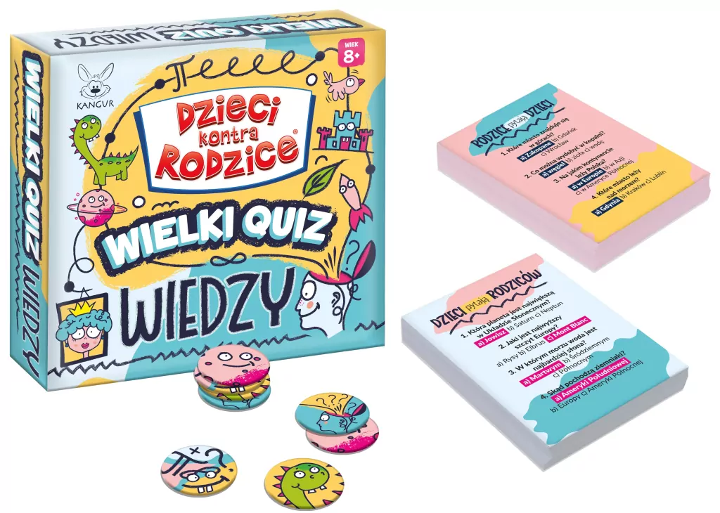 Dzieci kontra Rodzice. Wileki quiz wiedzy - tantis.pl
