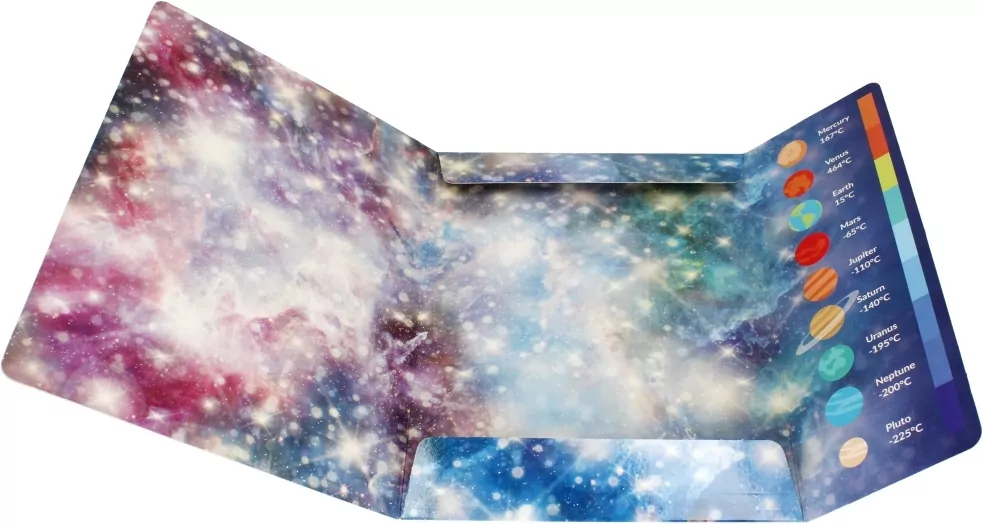 Teczka z gumką A4. Galaxy - tantis.pl