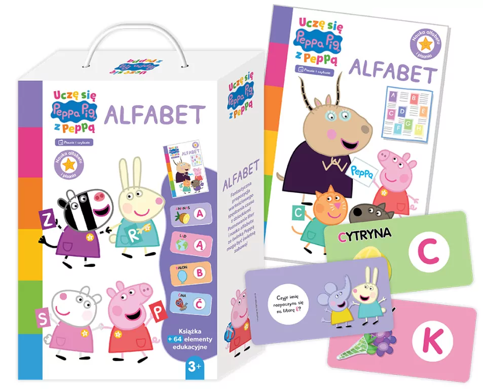 Peppa Pig. Alfabet. Uczę się z Peppą - tantis.pl