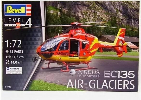 EC 135 Air-Glaciers 1:72 - tantis.pl