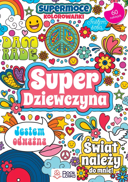 Super dziewczyna. SuperMoce kolorowanki - tantis.pl