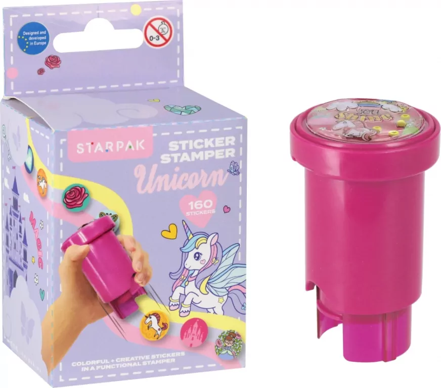 Stempel z naklejkami Unicorn - tantis.pl