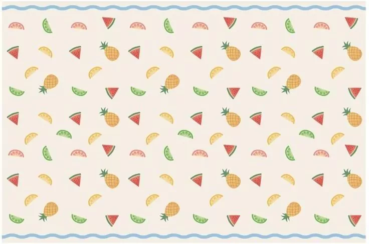 Obrus papierowy Owoce 180x120cm - tantis.pl