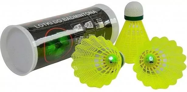 Lotka badminton Air Shutter nylon LED 3szt - tantis.pl